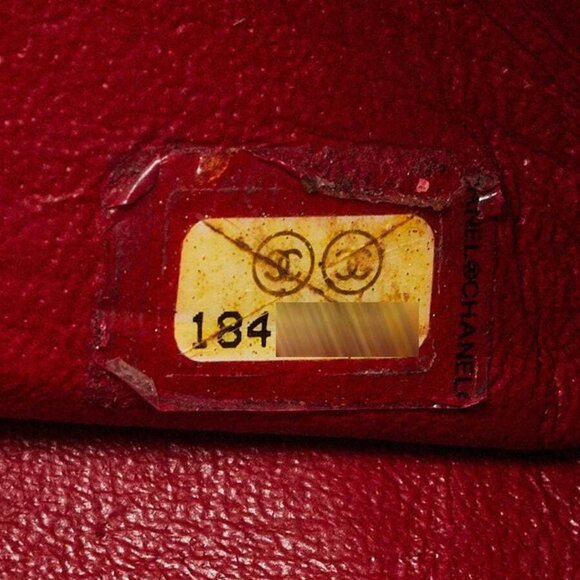 Chanel Red Quilted Patent Leather Classic Jumbo Double Flap Bag - Picture 6 of 9